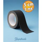 Mikasso 3 Metre Merdiven Zemin Kaydırmaz Bant Yapışkanlı (5 cm x 3 Metre) Kaymaz Bant Siyah Siyah