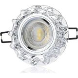 Mikasso 3 W Karanfil LED Cam Spot Kasası - Sarı Işık (4000K) - Yuvarlak - Sıva Altı - CT-6595