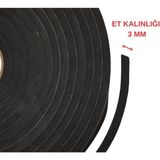 Mikasso 3 x 10 mm (20 Metre) Yapışkanlı Eva Sünger Şerit