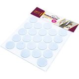 Mikasso 30 mm Yuvarlak Keçe, Parke Çizilme Önleyici Keçe Beyaz