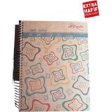Mikasso 3+1 Hafif Defter Spralli A-4 120 Yaprak Sert Kapak 1 Adet Sert Spiralli Kareli 120 Yaprak Orta Boy M - Çok Renkli