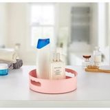 Mikasso 360° Dönebilen Çok Amaçlı Organizer Tepsi Plastik 21 x 95 Pembe Tr