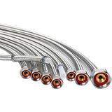 Mikasso 3/8 F M70 cm Flexpex (Batarya Bağlantı) Paslanmaz Çelik Bej - Çok Renkli