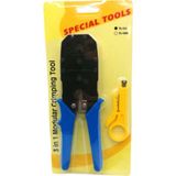 Mikasso 3in1 Cat5 Jack Jak Pensesi - Çok Renkli