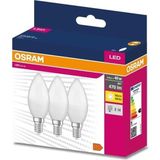 Mikasso 3'lü Paket 4.9W 2700 Kelvin Sarı Işık E14 Duylu Value Classic Mum LED Ampul Yeşil - Çok Renkli