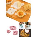 Mikasso 3'lü Ravioli Kalıbı Çiğ Börek Mantı Poğaça Pasta Hamur Kalıbı Set Kurabiye Kalıbı