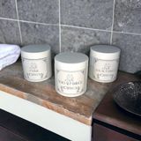 Mikasso 3'lü Set Makyaj Pamuğu, Kulak Pamuğu , Pamuk Kutusu Etiketli Düzenleyici Kutu Beyaz Plastik Beyaz - Çok Renkli