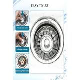 Mikasso 3'lü Set Paslanmaz Çelik Süzgeç Lavabo Evye Gider Süzgeç ve Tıkacı Iki Yönlü (8 Cm) Metal