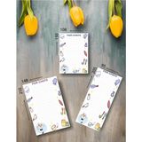 Mikasso 3'lü Set/to Do List/ For Chefs/ 50 Yaprak Yapışkanlı Not Kağıdı - Çok Renkli
