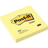 Mikasso 3m 654 Yapışkanlı Not Kağıdı 76 mm x 76 mm Sarı 100 Yapra Yapışkanlı Not Kağıdı - Çok Renkli