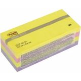 Mikasso 3m Yapışkanlı Not Kağıdı 38X51MM Ufak Boy 12'li Pk Canlı Renkler 653BN Küp Not Kağıdı - Çok Renkli