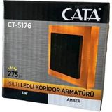 Mikasso 3W Ledli Koridor Armatürü (Amber) - Çok Renkli