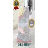 Mikasso 4 Adet Perde ve Çamaşır Yıkama Filesi 60X80 Battal Boy Tül Perde Çarşaf ve Pike Yıkama Filesi