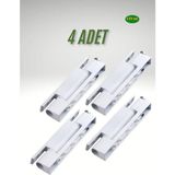 Mikasso 4 Adet Pimapen-Pvc Kapı Plastik Menteşe Plastik