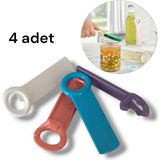 Mikasso 4 Adt Renkli Kavanoz Konserve Açacağı Şişe Açacağı Çok Renkli