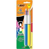 Mikasso 4 Colours 2'li Tükenmez Kalem Seti - 8 Farklı Renk Çok Renkli