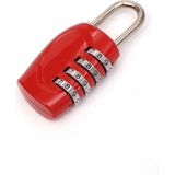Mikasso 4 Hane 25 mm Şifreli Sıfırlanabilir Dolap Bagaj Çanta Kilidi Asma Kilit CIN538KR - Çok Renkli