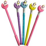 Mikasso 4 Lü Unicorn Kurşun Kalem ve Jel Kalem Set Çok Renkli