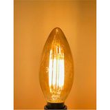 Mikasso 4 Watt Amber Cam 1800 Kelvin Amber Işık Dimmerli E-14 Buji LED Ampul 270 Lümen - Çok Renkli