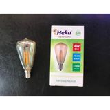 Mikasso 4 Watt E-14 Duylu ST48 2200 Kelvin Dimmerli Rustik Ampül - Çok Renkli