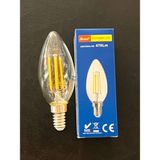Mikasso 4 Watt E14 Duylu 470 Lümen Şeffaf Camlı 3000 Kelvin Günışığı Buji LED Ampul - Çok Renkli