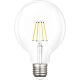 Mikasso 4 Watt G95 Rustik Ampul Beyaz Cam Sarı Işık - Çok Renkli