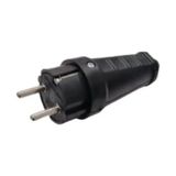 Mikasso 4001 1X16A Kauçuk Topraklı Erkek Fiş - Çok Renkli
