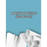 Mikasso 425 Gr. Amerikan Bristol Kağıt Karton 50X70 25 Adet - Çok Renkli