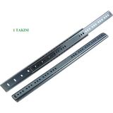 Mikasso 45MM Çift Açılım Teleskopik 40CM Bilyalı Ray (1 Takım)