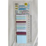 Mikasso 480 Yaprak Ince Şerit Şeffaf Renkli Postit Post-It Post It. Kitap Ayracı Ayraç Postit Sticker Yapışk - Çok Renkli