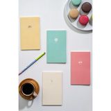 Mikasso 4'lü Çizgisiz Defter Seti 10 x 15CM 64 Sayfa Okul Defteri Mini Defter Hediyelik Defter Pastel Series - Çok Renkli