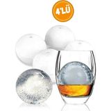 Mikasso 4'lü Küre Buz Kalıbı Sihirli Buz Kalıbı Plastik