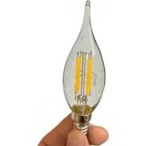 Mikasso 4W E-14 Rustik Günışığı Kıvrık Alev Modelli LED Buji Ampul 3000K Beyaz