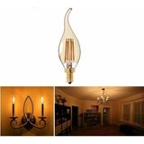 Mikasso 4W Günışığı Rustik Kıvrık Buji LED Ampul E14 - Çok Renkli