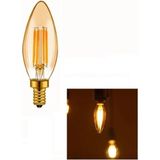 Mikasso 4W Rustik LED Bujı Ampul (E-14)(Amber) - Çok Renkli