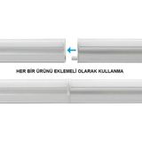 Mikasso 4W T5 6400K Beyaz Işık Eklenebilir Anahtarlı Ledli Bant Armatür CT-2466