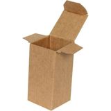 Mikasso 4X4X8CM Tek Oluklu - 0,1 Desi Kutu - Kraft Kutu - [25 Adet] Kahverengi 11 x 18 cm