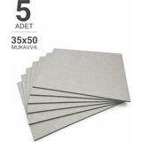 Mikasso 5 Adet 35X50 Mukavva - Çok Renkli