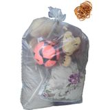 Mikasso 5 Adet 90x130 Ultra Battal Boy Şeffaf Kokusuz Lastikli Ev Taşıma Poşeti Taşınma Nakliye Çuvalı 90 x