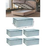 Mikasso 5 Adet -Çekyat Baza Tipi Hurc - Baza Altı Büyük Boy Saklama Hurcu 65 x 45 x 22 cm EKICIHOME0005-5 Po