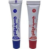 Mikasso 5 Adet Çift Karışım Soğuk Kaynak Macun Yapıştırıcı 105GR Ghaffari Beyaz