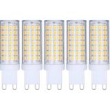 Mikasso 5 Adet Ct 4248 LED 7W 220V Kapsül Ampul 6400K Beyaz Işık G9 Duy