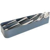 Mikasso 5 Bölmeli Çekmece Içi Kaşıklık Düzenleyici Gri- Çekmece Içi Organizer - Plastik - Mutfak - 80 x 60