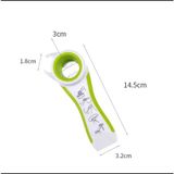 Mikasso 5 In 1 Çok Amaçlı Konserve Şişe ve Kavanoz Açacağı - Ergonomik Pratik Mutfak Aleti Yeşil