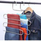 Mikasso 5 Katlı Metal Pantalon Eşarp Askısı Dolap Içi Düzenleyici Pantolon Askısı Metal Turuncu Tr