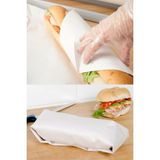 Mikasso 50 Adet 30x40 Sandviç Dürüm Hamburger Ekmek Paketleme Sarma Ambalaj Kağıdı 30 x 40