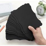 Mikasso 50 Adet Siyah Not Kartı – 13X18 Cm, 300 gr Kalın Kağıt Büyük Boy Diğer - Çok Renkli