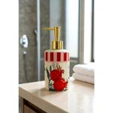 Mikasso 500 ml Narlı Sıvı Sabunluk | Dekoratif Banyo ve Mutfak Sabunluğu Belirtilmemiş Beyaz - Çok Renkli