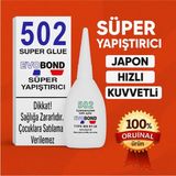 Mikasso 502 Süper Japon Yapıştırıcı – Hızlı ve Kuvvetli Yapıştırma Tüm Yüzeylere Güçlü Yapışma Yapıştırıcı Ş