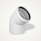Mikasso 50x45 Pvc Dirsek 50'lik 45 Derece Pimaş Atık Su Borusu Dönüş Parçası